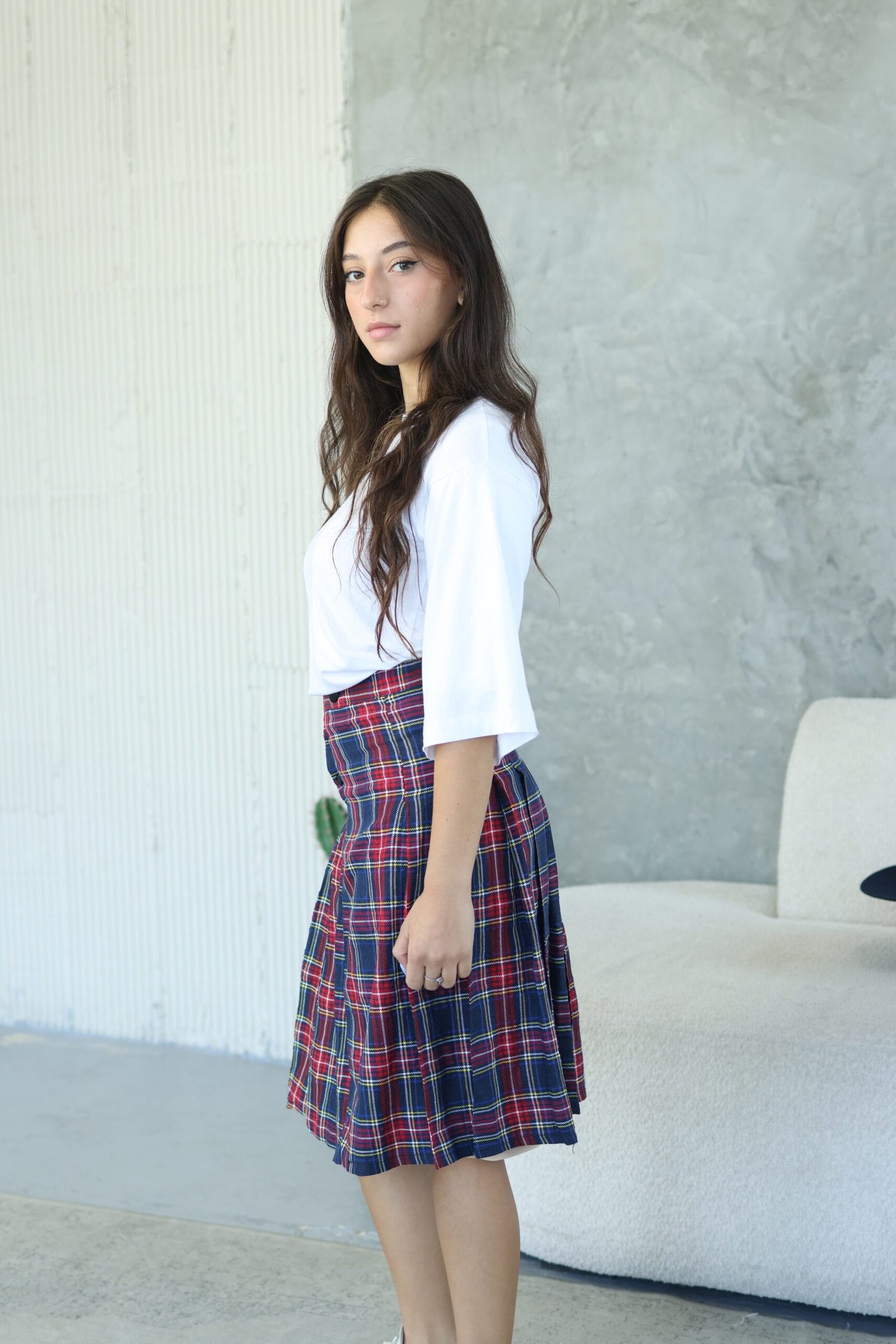 חצאית Golden כחולה – תמונה 2