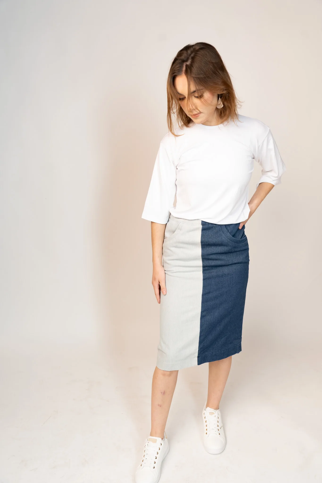 ⁦חצאית Style משולב⁩ – תמונה ⁦2⁩