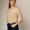 חולצת T-women קאמל